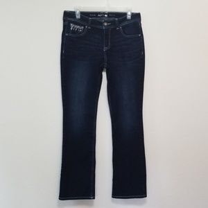 Rhinestone Blue Jeans Size 10 Bootcut